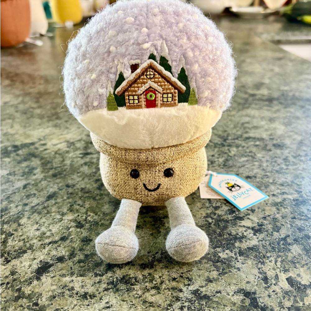 Jellycat Holiday Snow Globe NWT